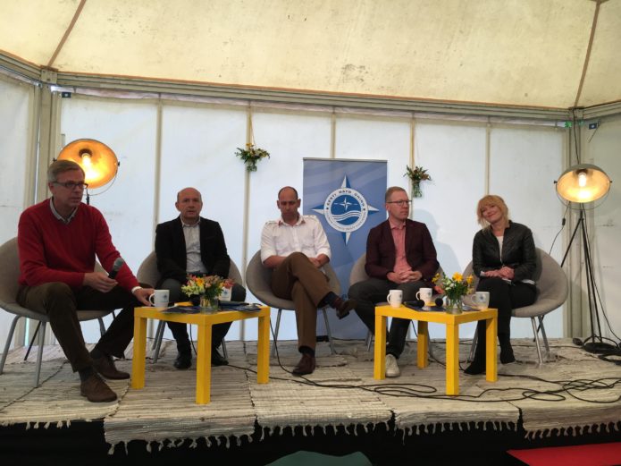 The panel at the Future of NATO discussion at Arvamusfestival 2019